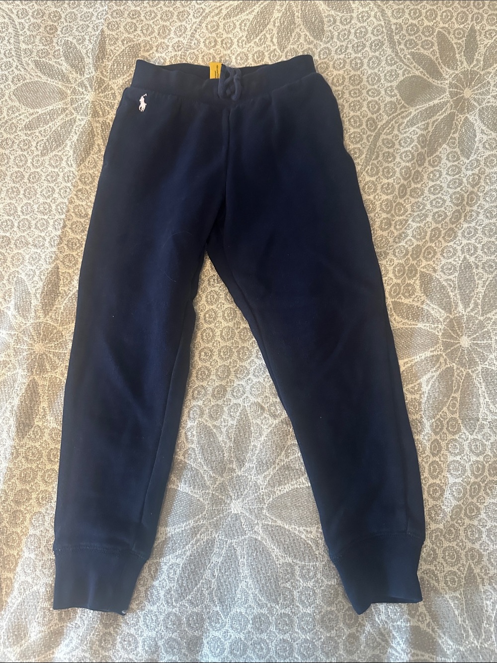 Polo by Ralph Lauren Navy Blue Boys Sweatpants with Pony Logo